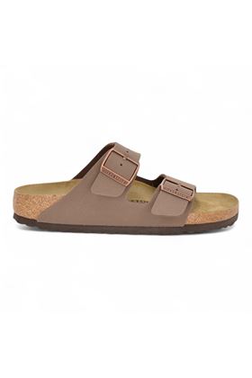 Ciabatta Birkensock Arizona colore mocca. BIRKENSTOCK- | ARIZONA MOCCA BIRKIBUC-MOCCA
